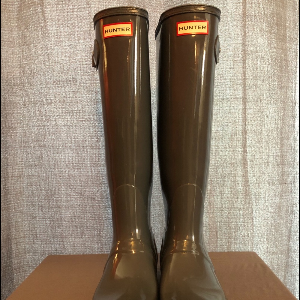 Women’s Grey Hunter Rain Boots - Tall